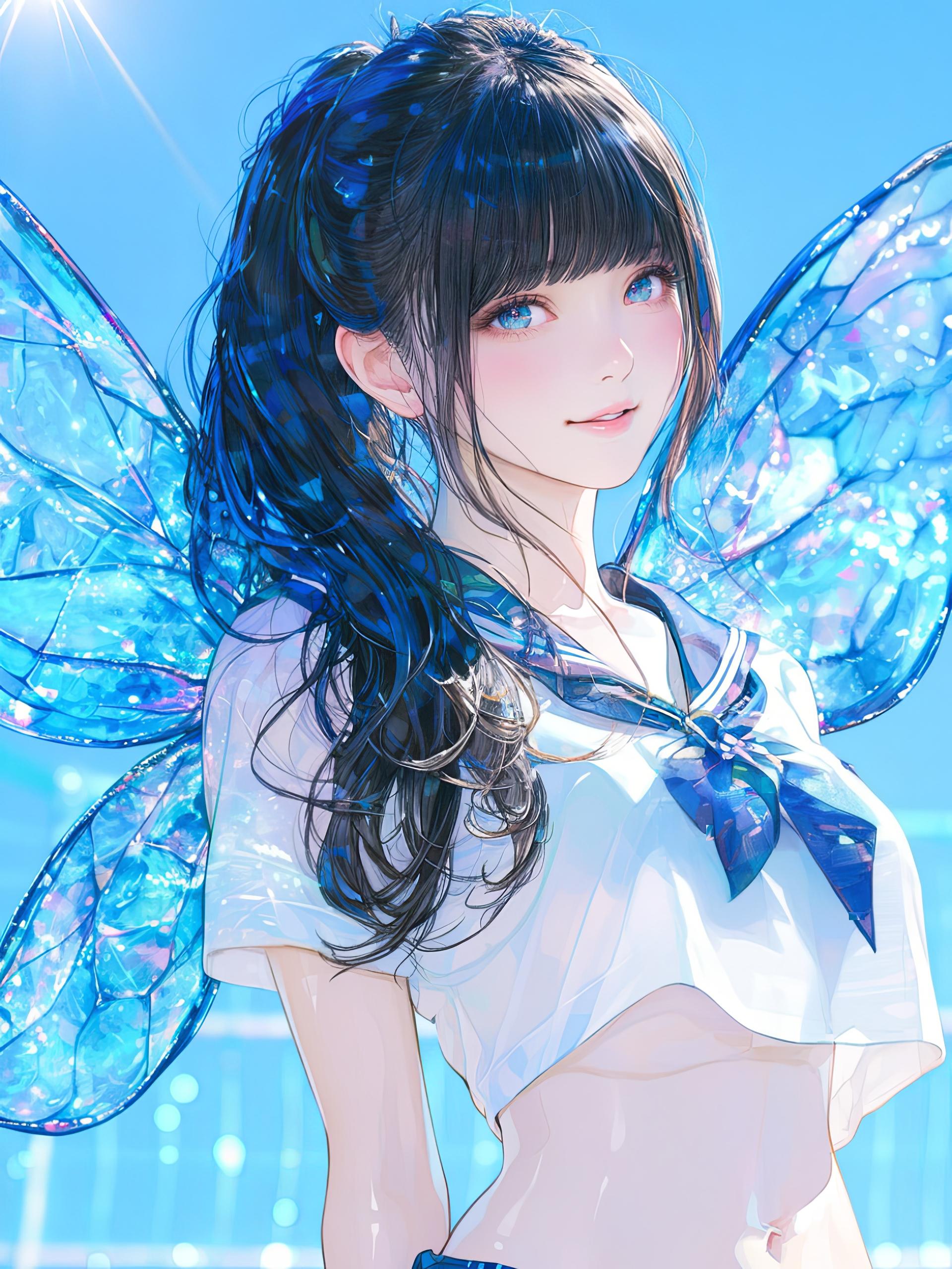 青蝶 | の人気AIイラスト・グラビア