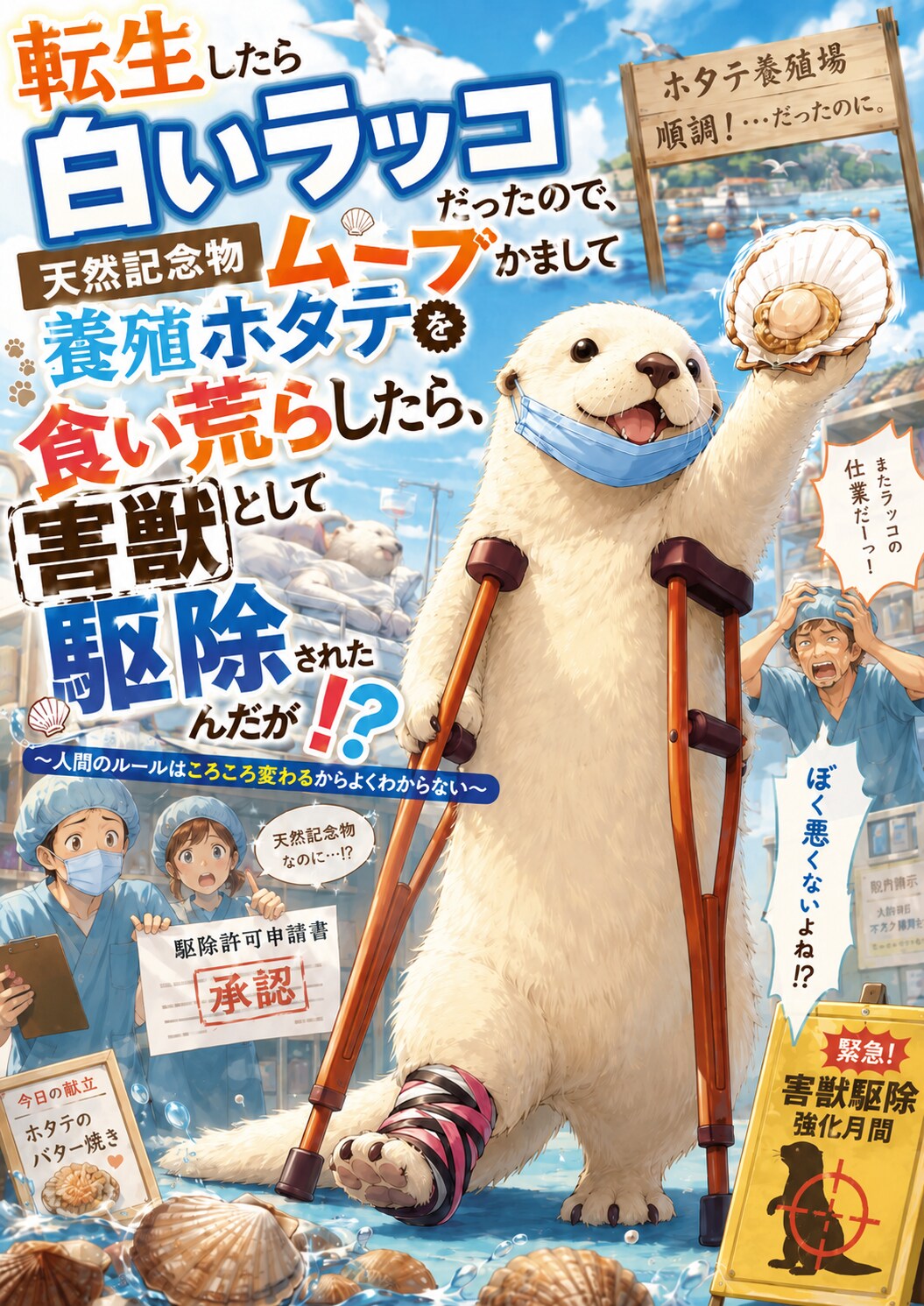 転生したら白いラッコだったので | の人気AIイラスト・グラビア