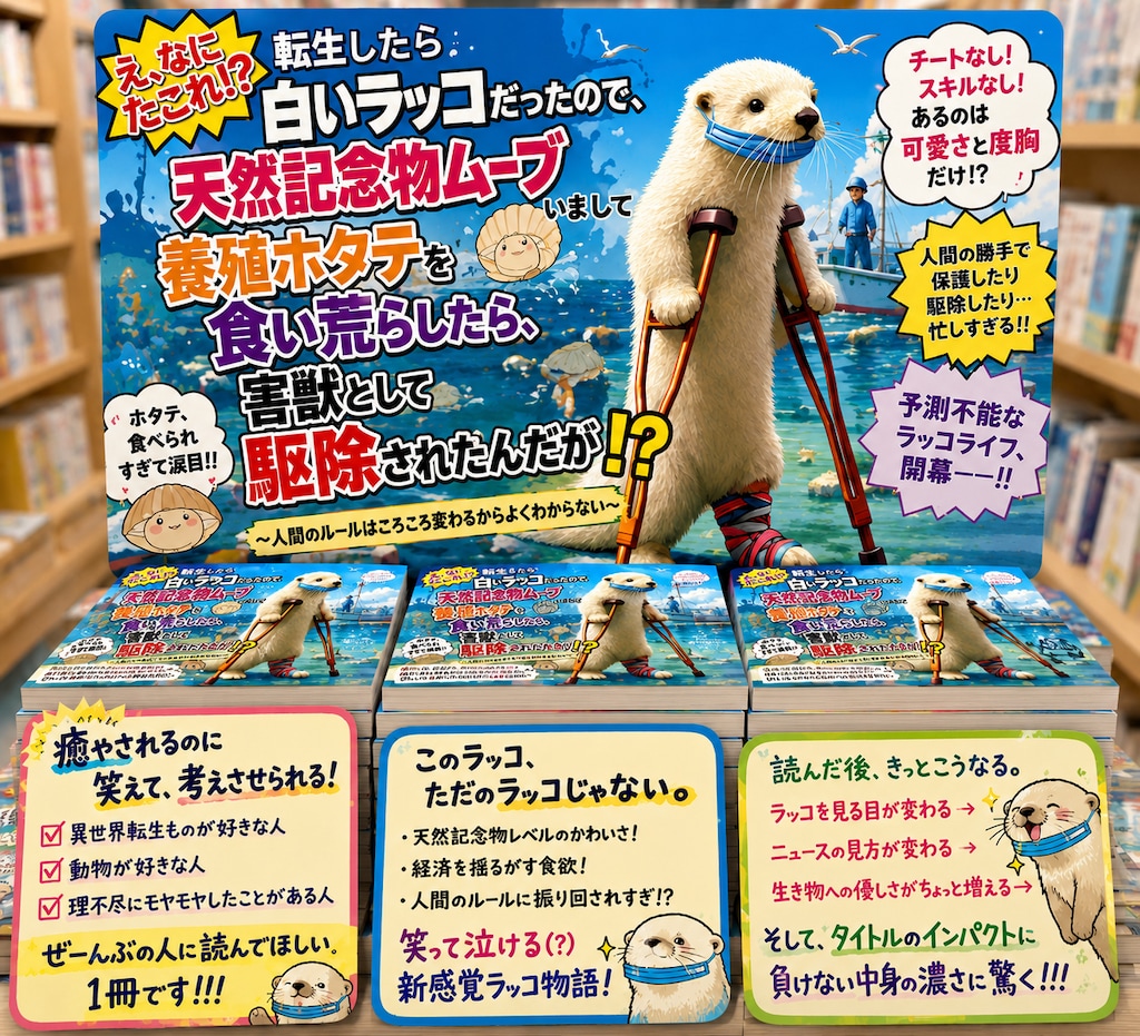 転生したら白いラッコだったので