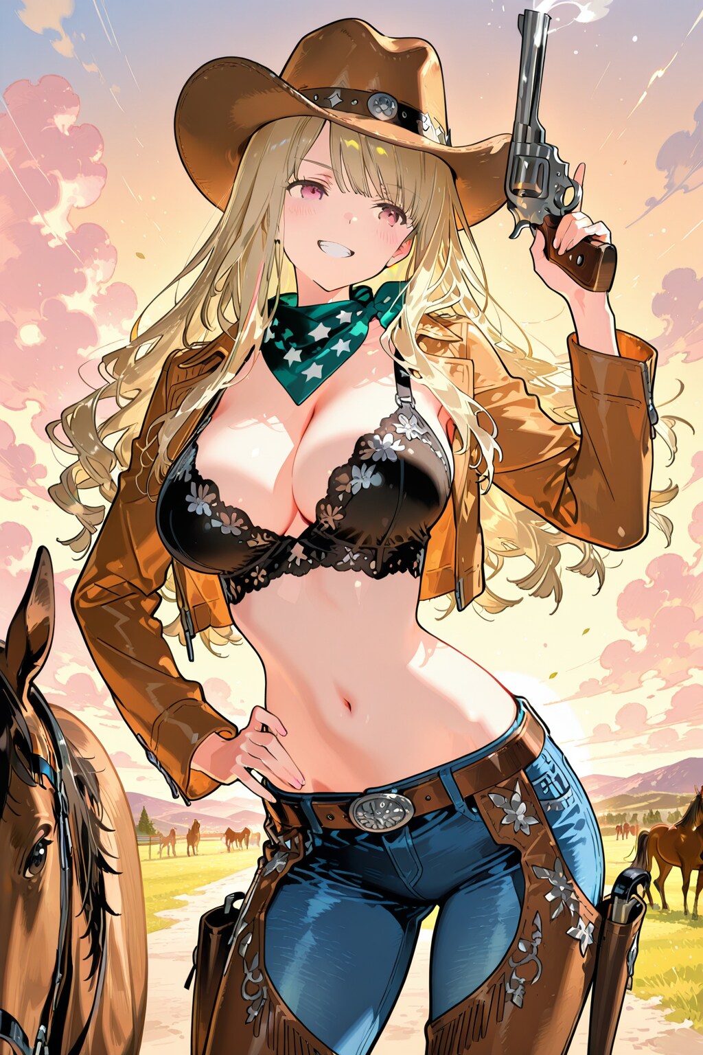 セクシーカウガールな弓倉万里奈ちゃん