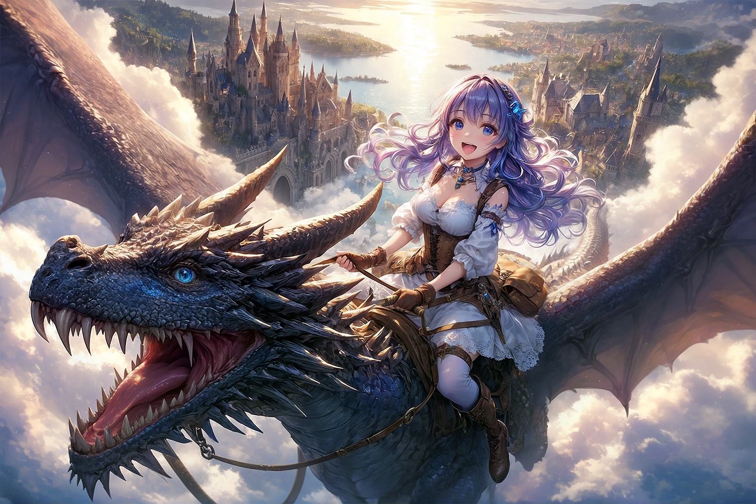 ドラゴンライダー | の人気AIイラスト・グラビア