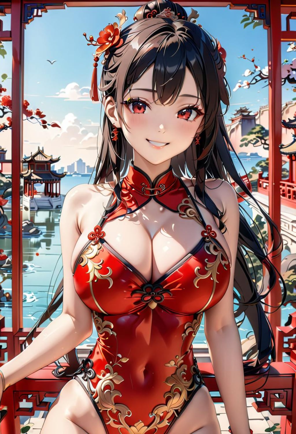 Far East Summer Lady