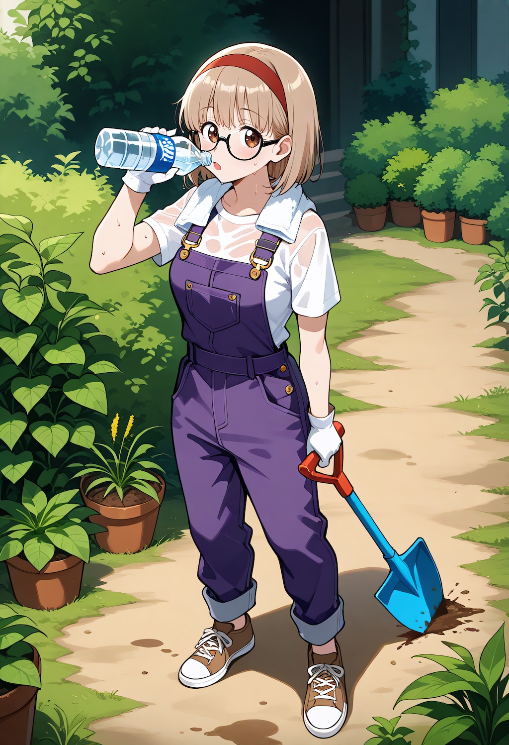 ひと休み、ふぅ