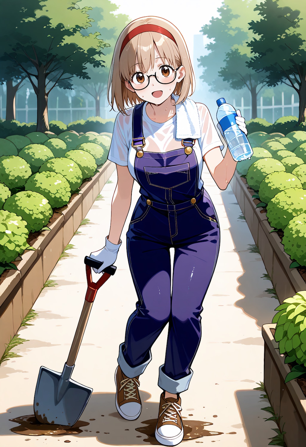 ひと休み、ふぅ