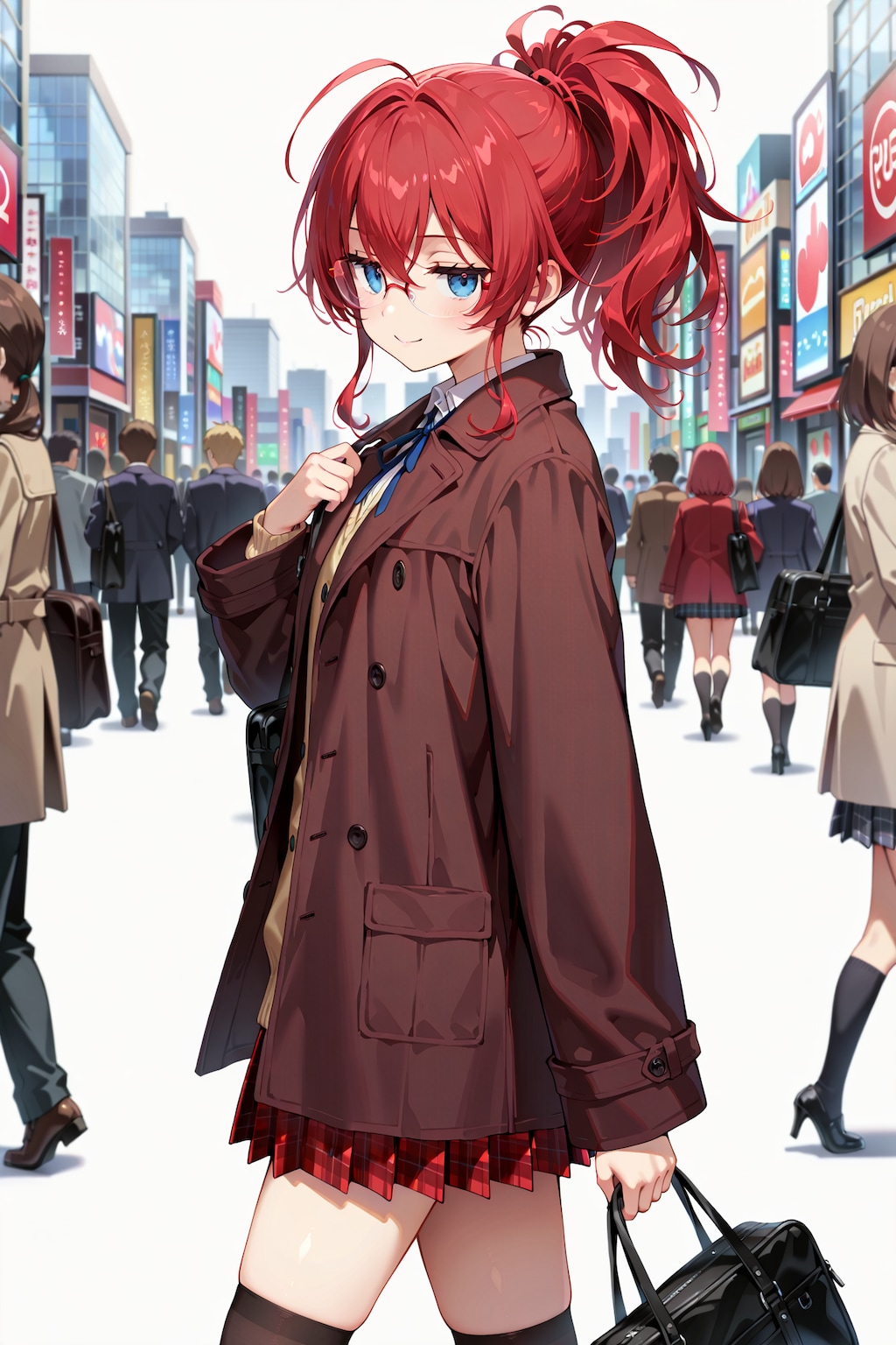 通勤中のジト目先生 YC01