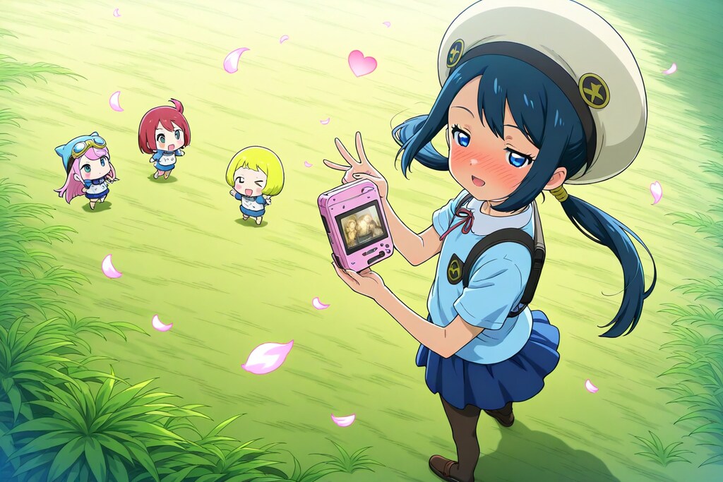 なので庭で、冒険してたんだゼ-！。