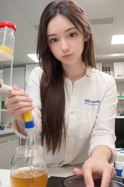 黒髪ロングで白衣の美女１９８ | の人気AIイラスト・グラビア