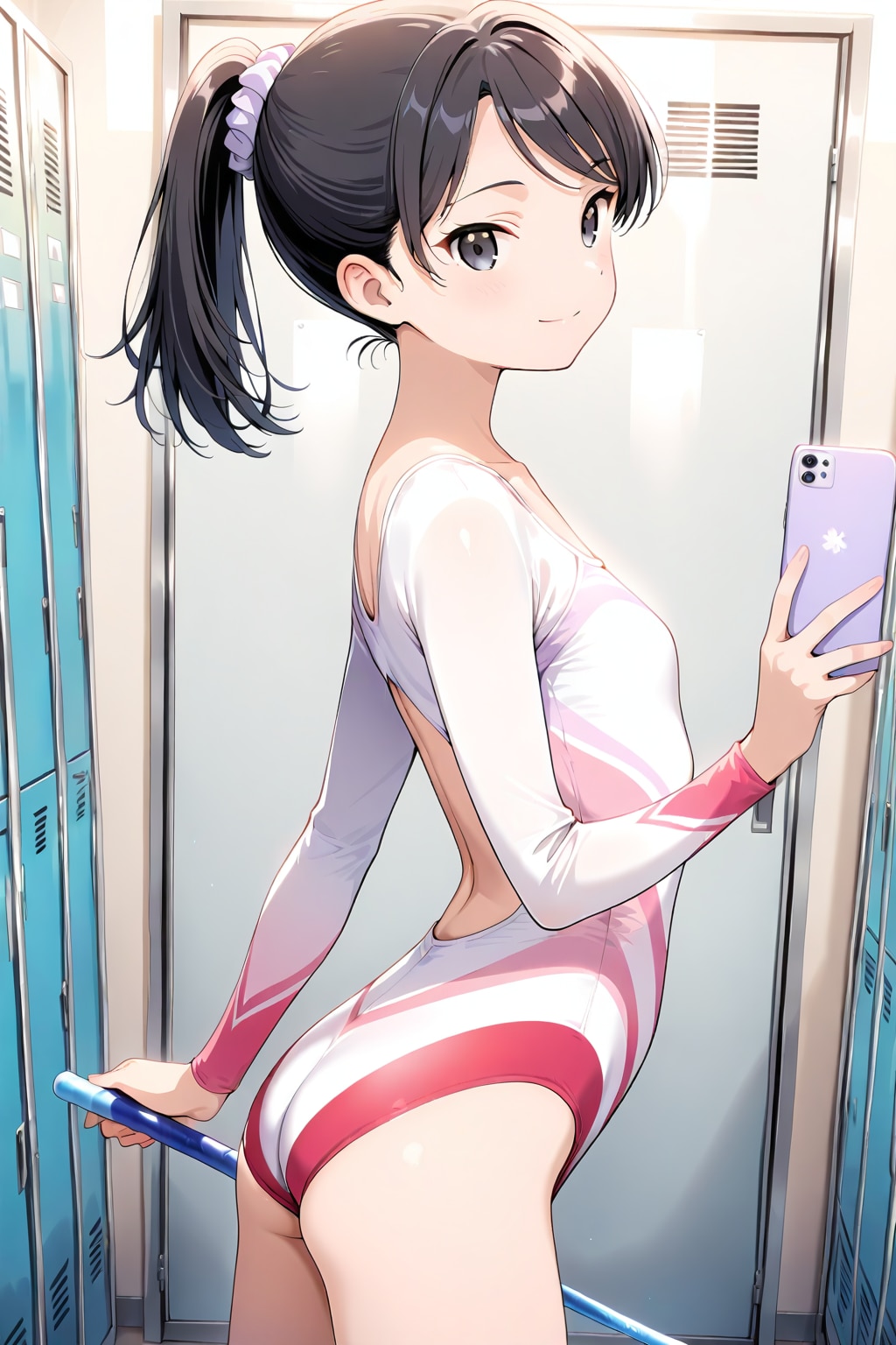 新体操部の沙希ちゃん✨７５