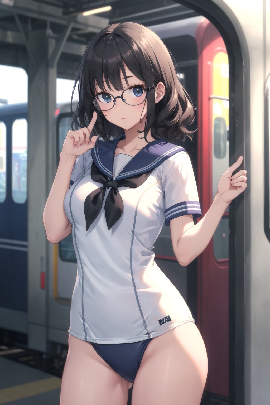 セーラー水着