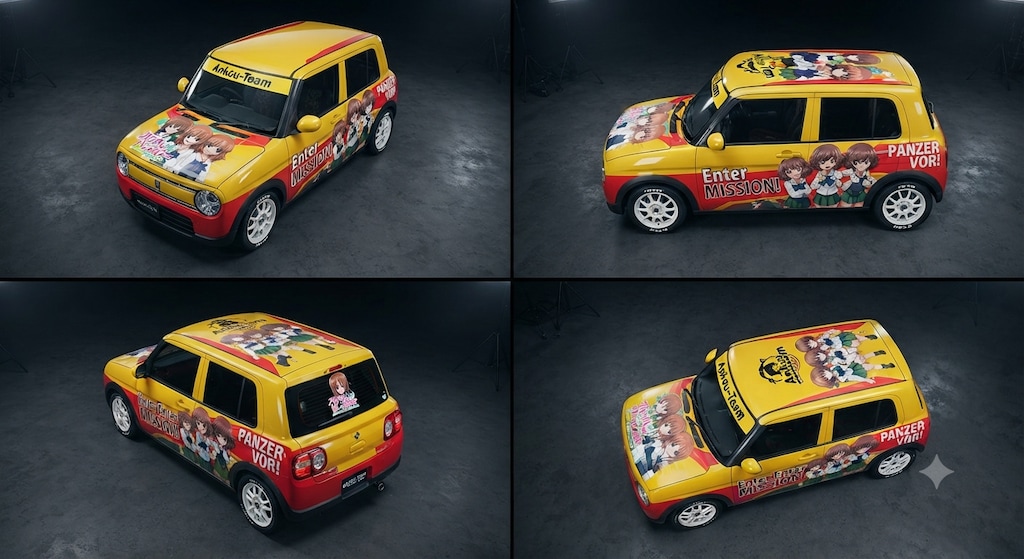 ガルパン痛車ラパン