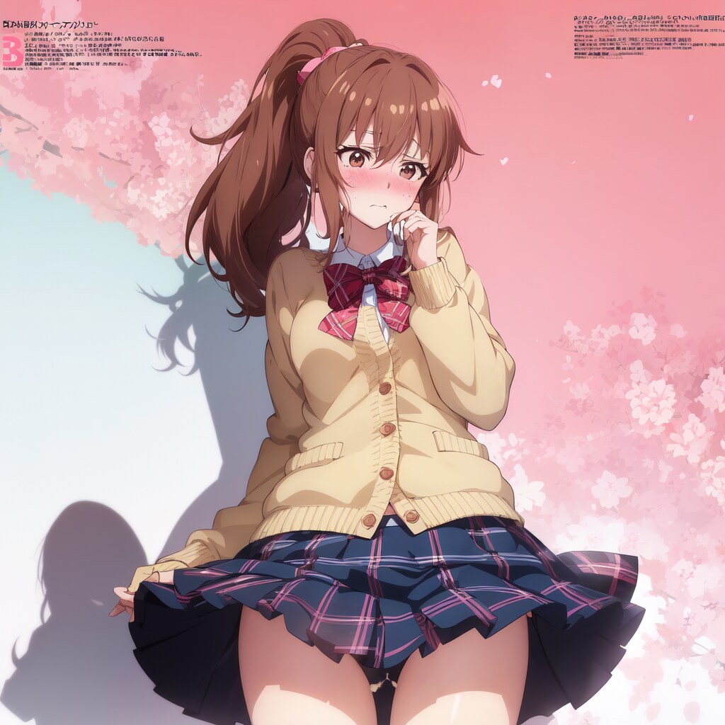 見えそうで…見えない…