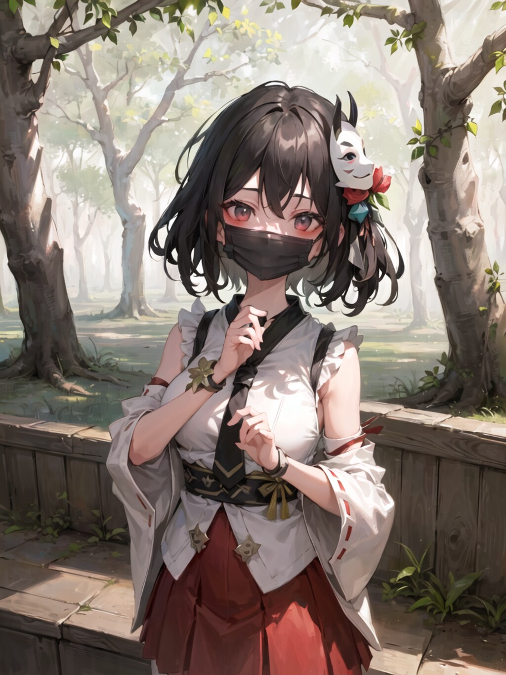 地雷系巫女