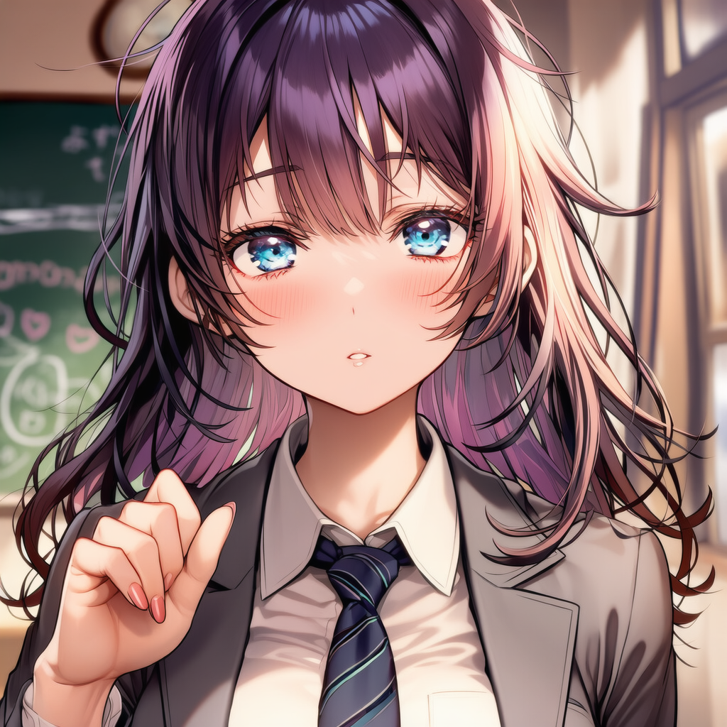 ゲーマー女子が久々の登校 | の人気AIイラスト・グラビア