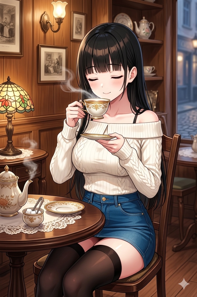 お茶の香りを楽しむ