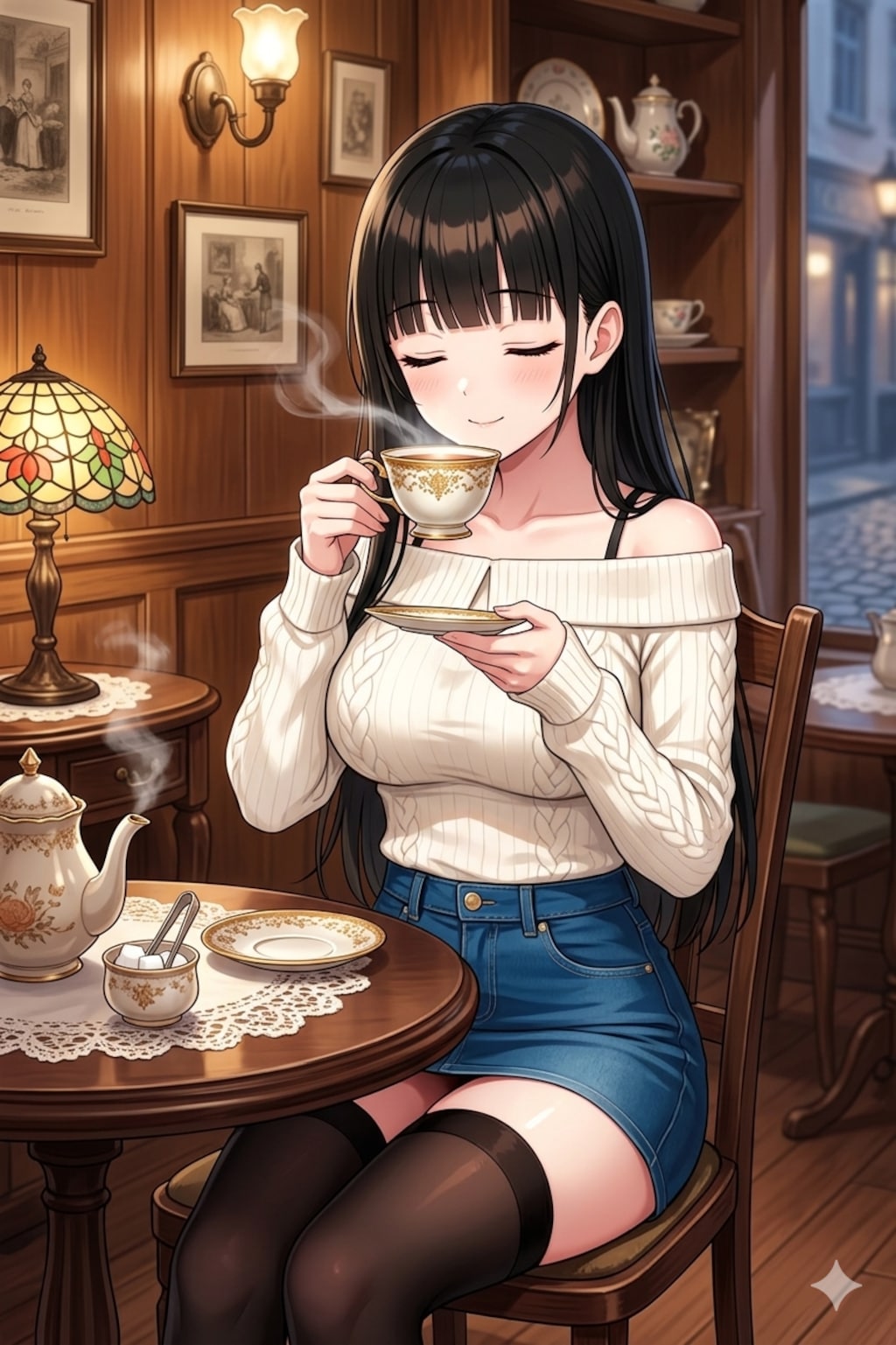 お茶の香りを楽しむ