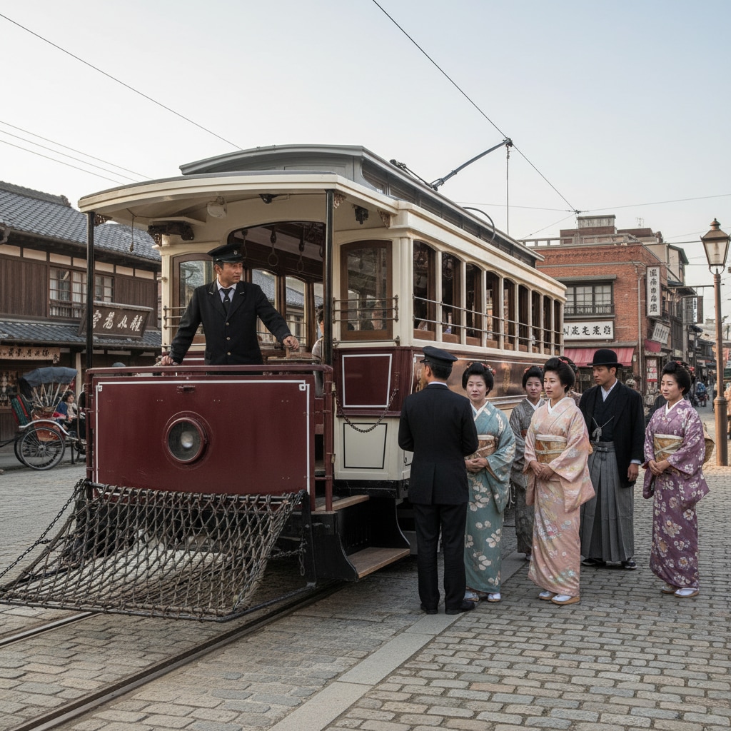 明治のちんちん電車