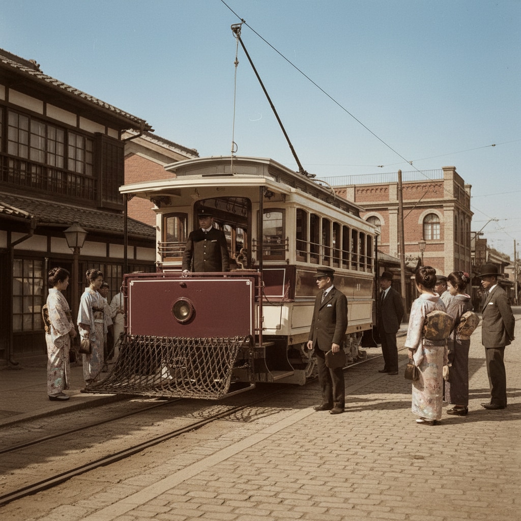 明治のちんちん電車