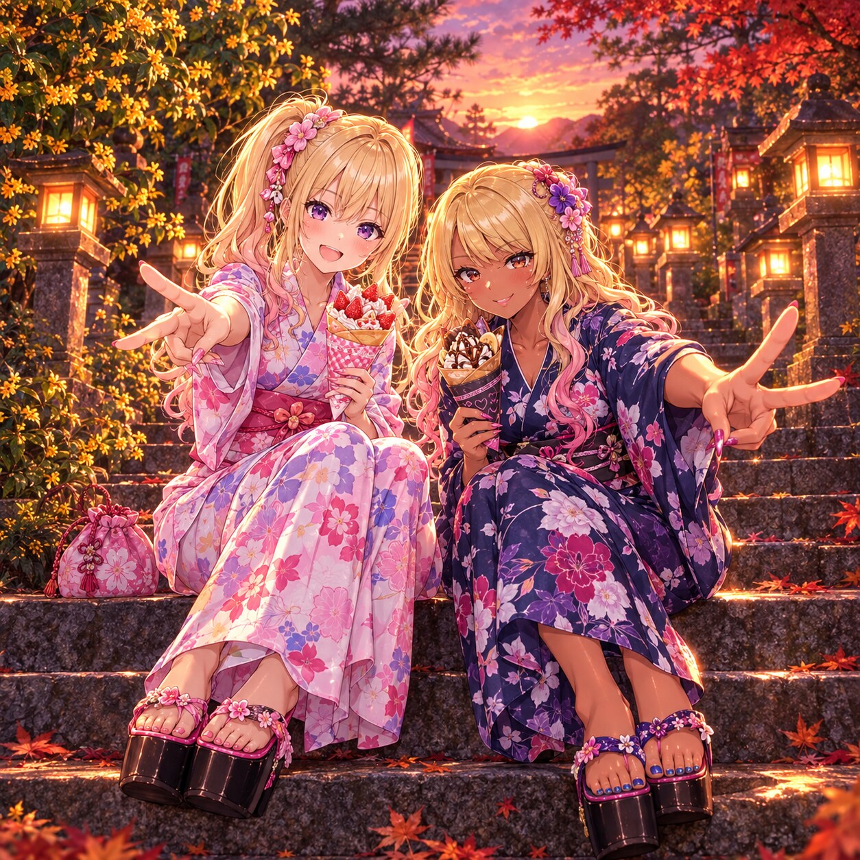 はっぴーピース✌✨ | の人気AIイラスト・グラビア