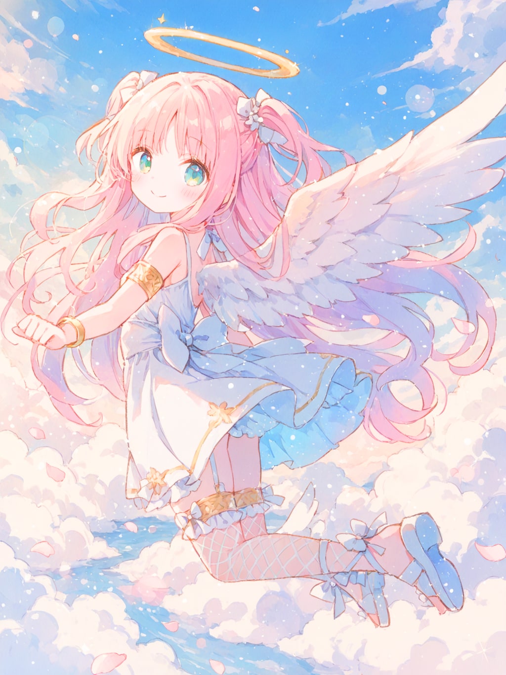 空舞う純白の聖天使