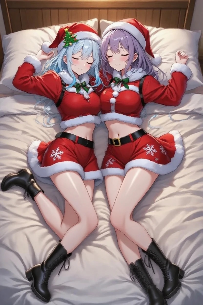 昨日はお疲れさま！２人とも頑張ったね！ゆっくり休んでね！ | の人気AIイラスト・グラビア