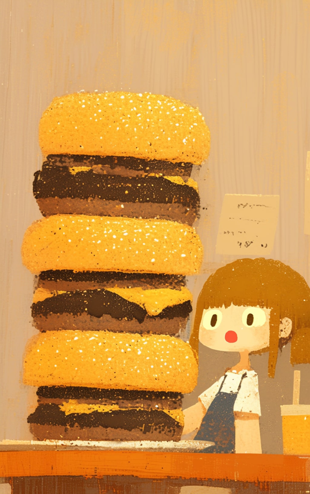 名物バーガータワー