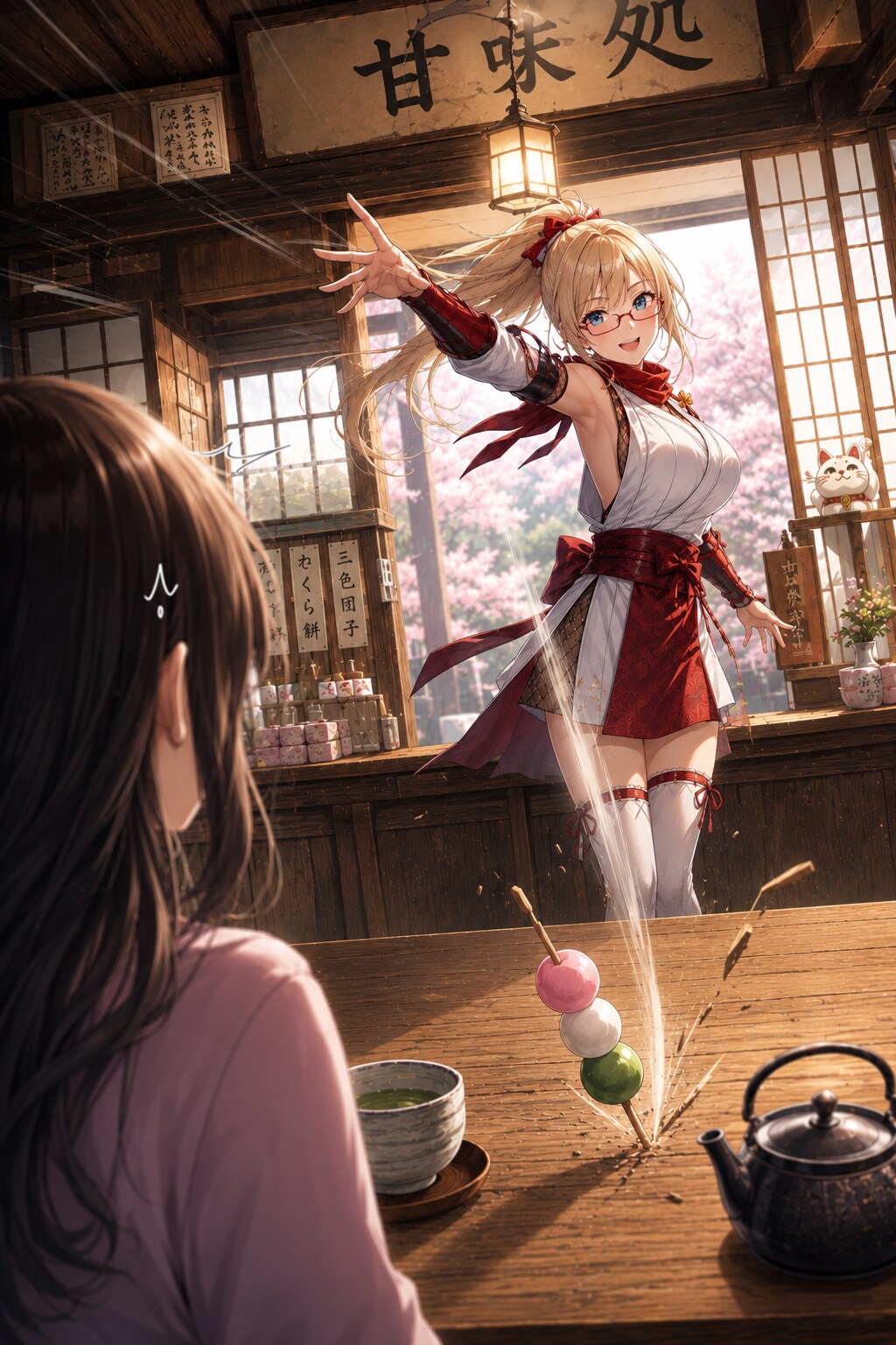 お団子お待ちどうさま！