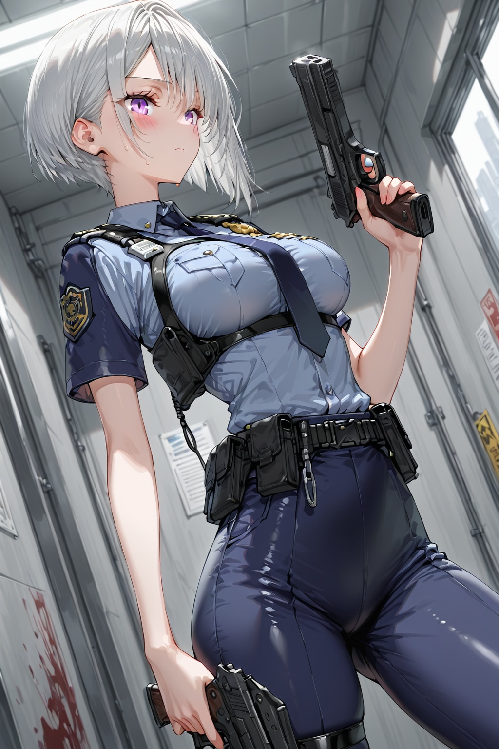 (1259)銀髪ちゃんゾンビハザード