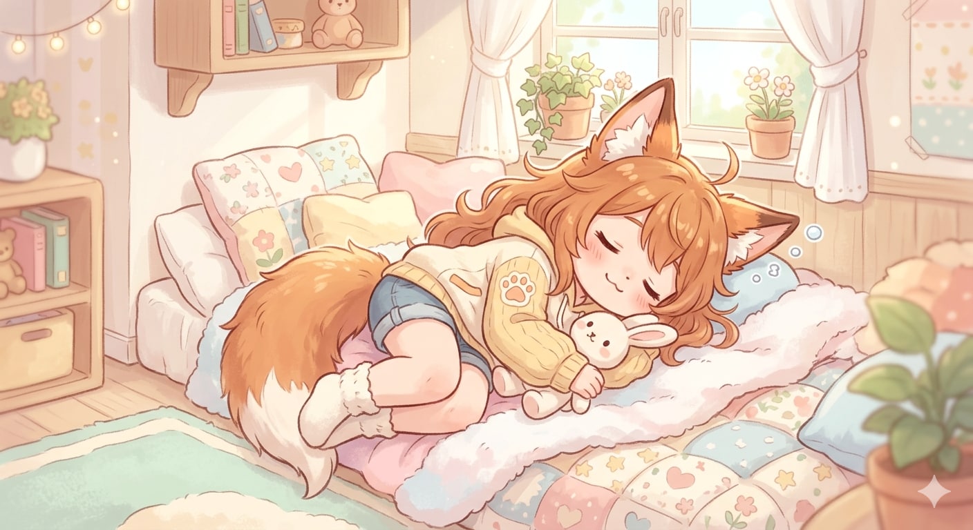 お昼寝タイム | の人気AIイラスト・グラビア