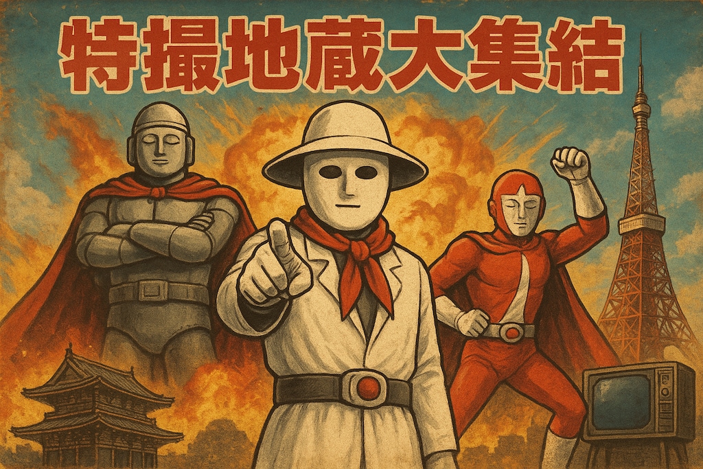 小説『特撮地蔵大集結』【ニャンノ世界】