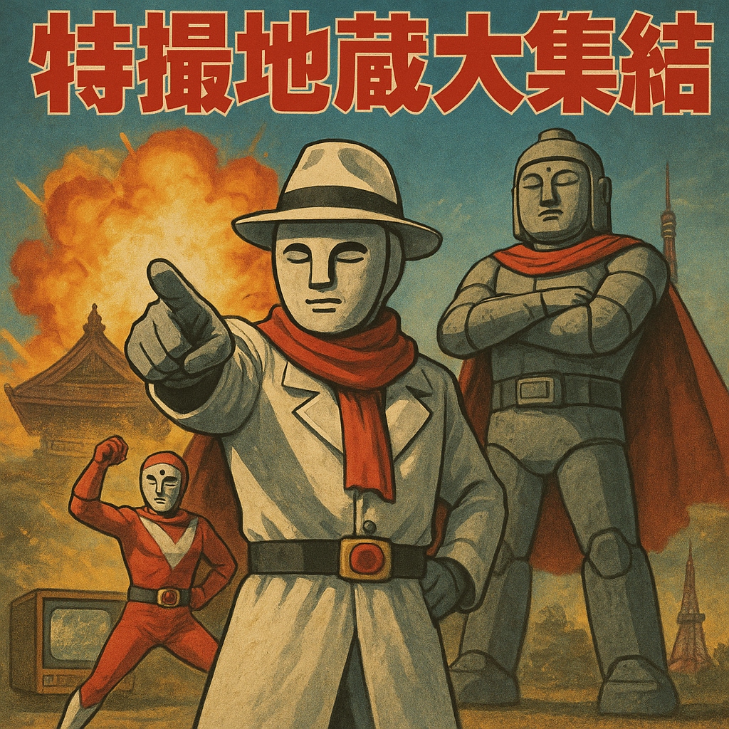 小説『特撮地蔵大集結』【ニャンノ世界】