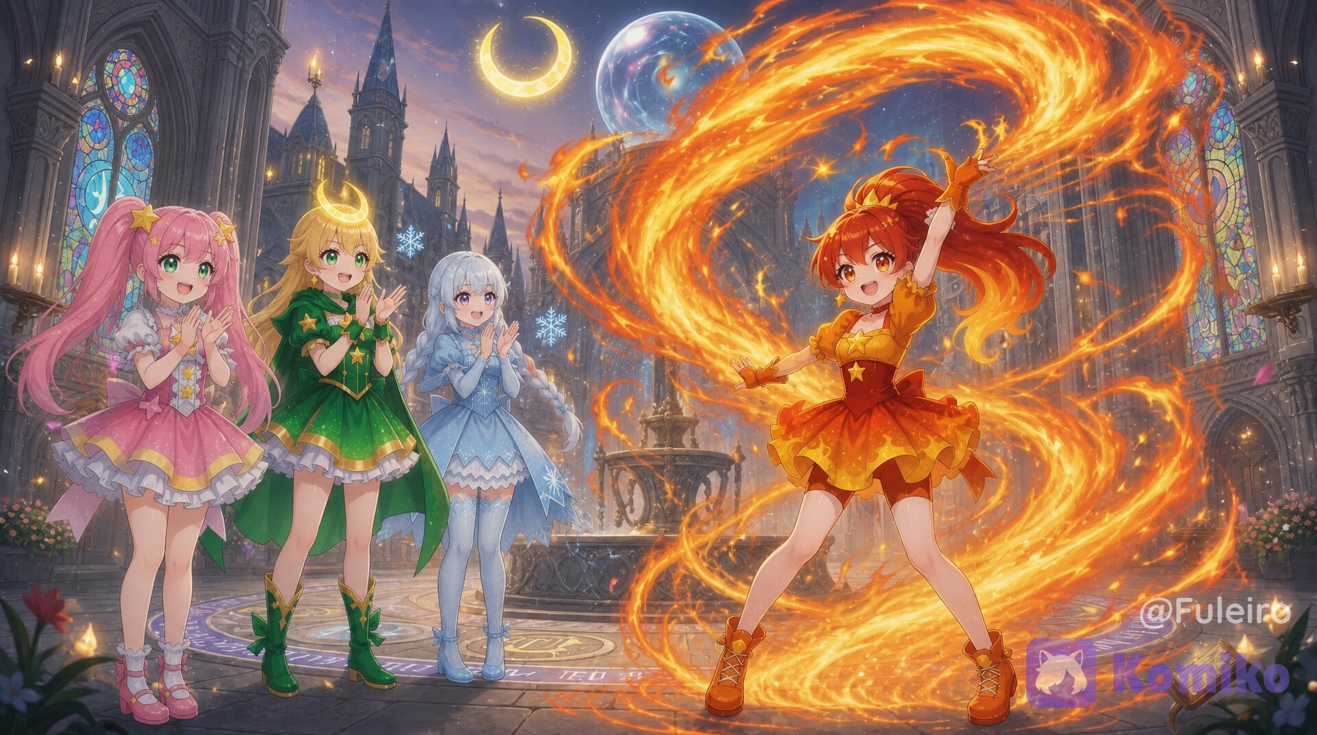 Check out my new fire magic.