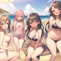 もう秋口ですが、出せてなかった水着供養（おねショタ脳内保管してどうぞ） 2枚目