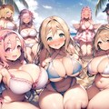 もう秋口ですが、出せてなかった水着供養（おねショタ脳内保管してどうぞ） 9枚目