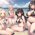 もう秋口ですが、出せてなかった水着供養（おねショタ脳内保管してどうぞ） 3枚目