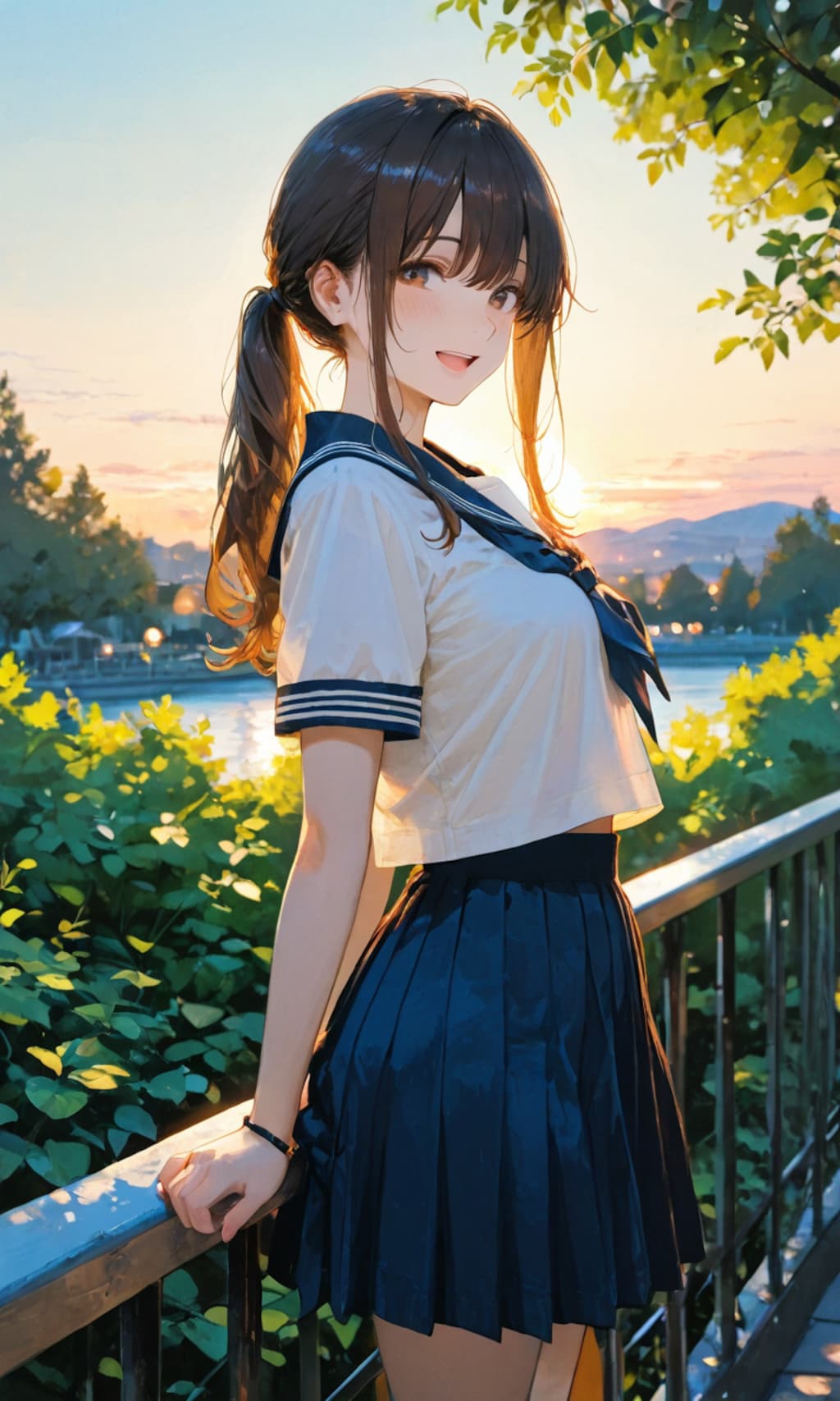 夕焼けのポニーテール