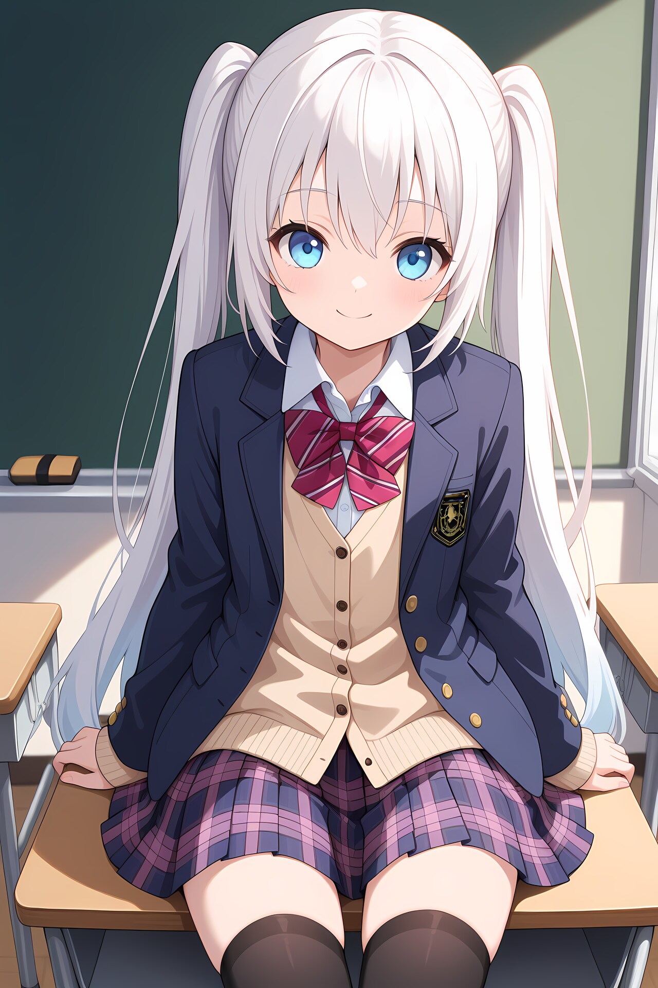 ブレザー＆ツインテ