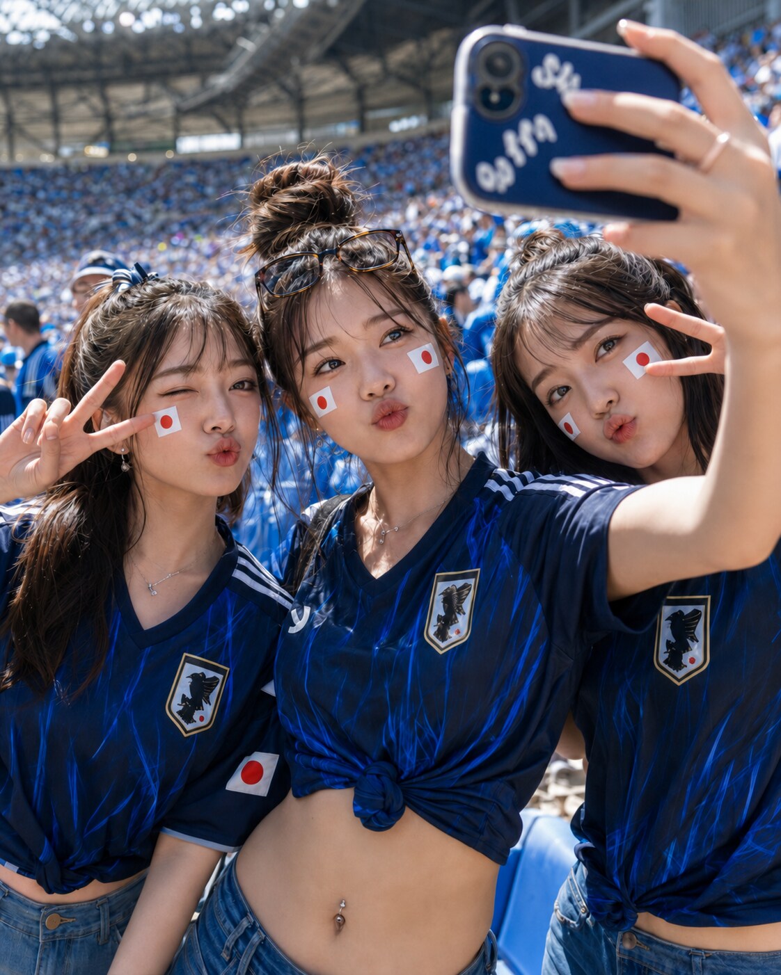 サポーター女子