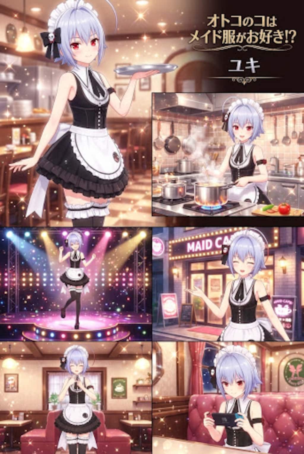 オトコのコはメイド服がお好き!?　ユキ