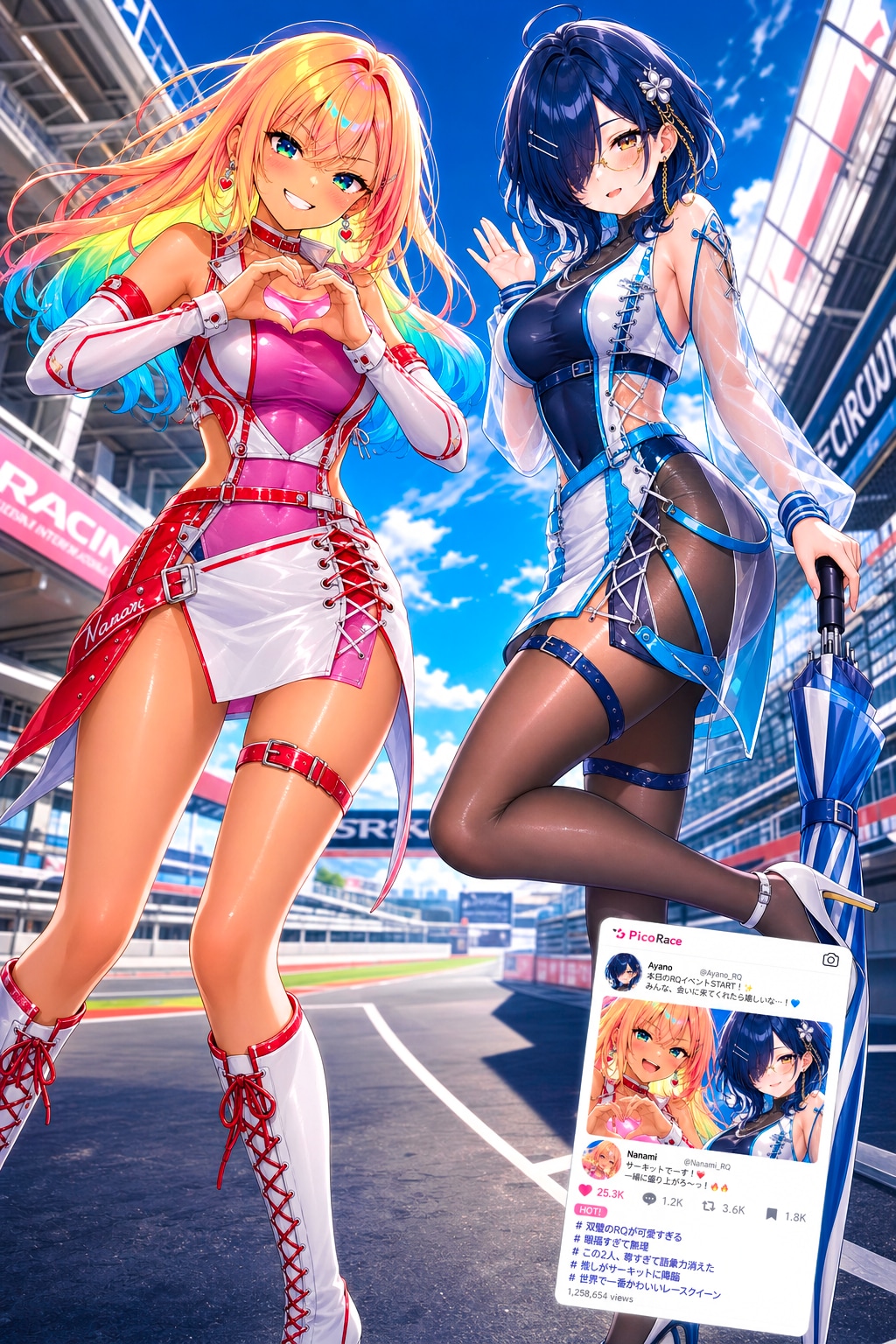 ギャル×地味子 RQデビュー♡