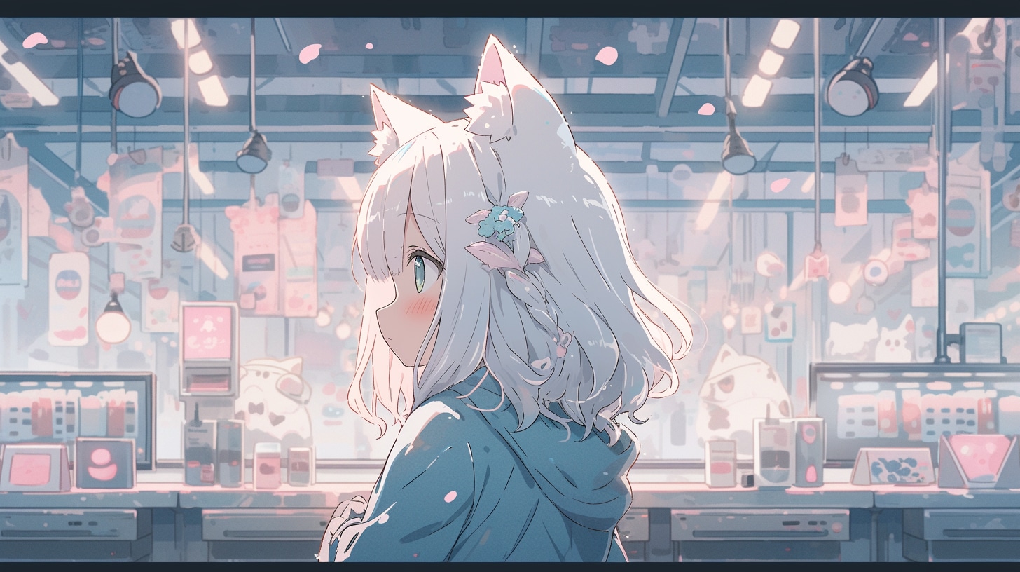 コンビニの桜色出会い | の人気AIイラスト・グラビア