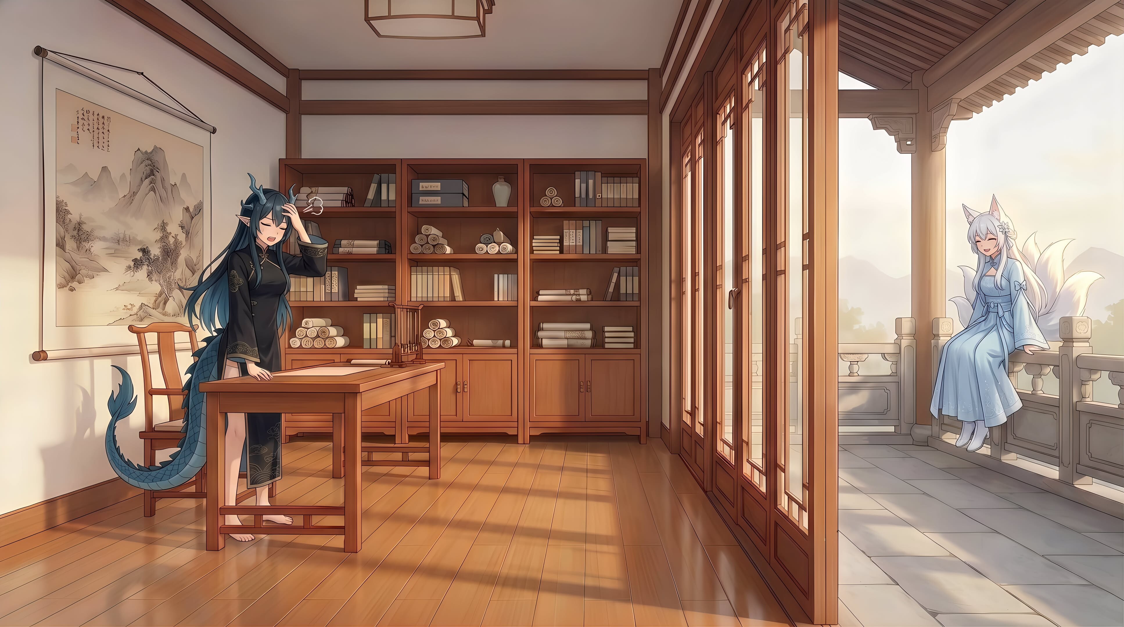 #29 午後の雑談 | の人気AIイラスト・グラビア