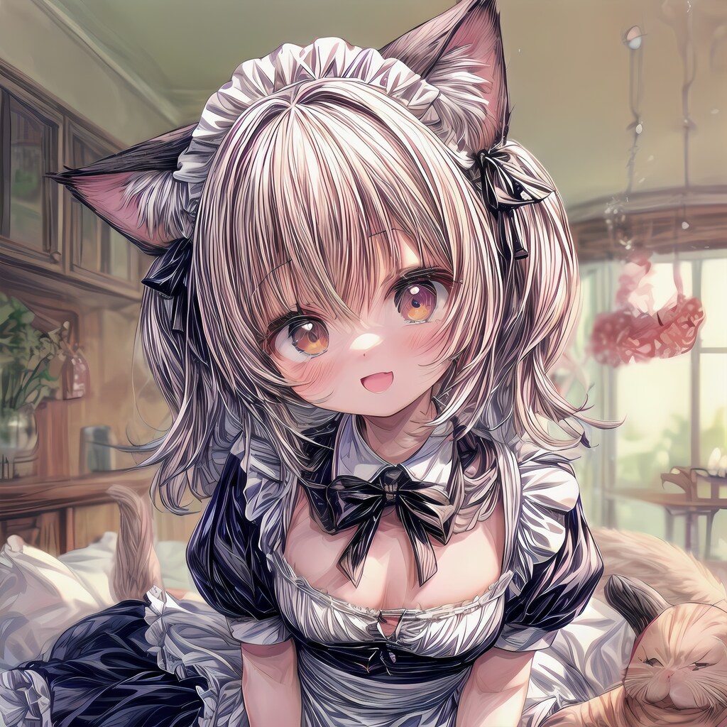ご奉仕するにゃん！
