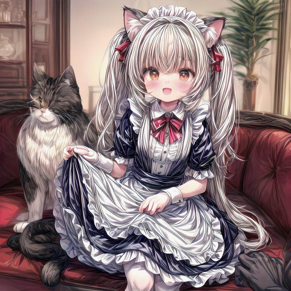 ご奉仕するにゃん！