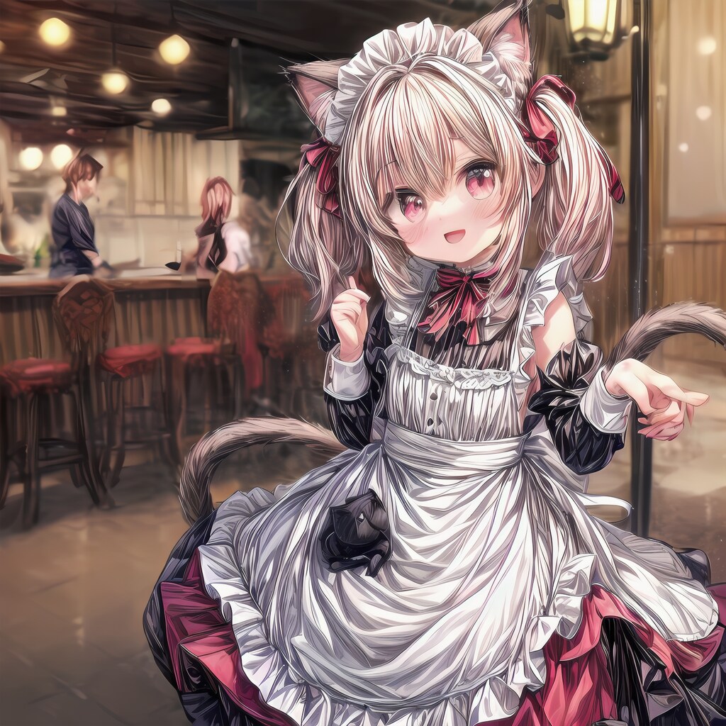 ご奉仕するにゃん！