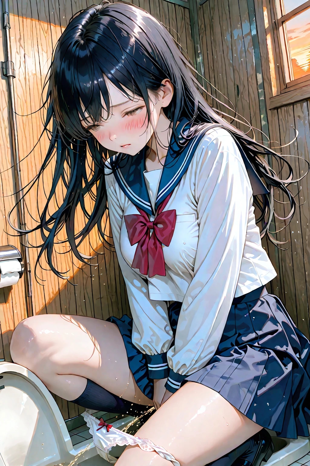 こんなタイミングで・・止まらないよぉぉ