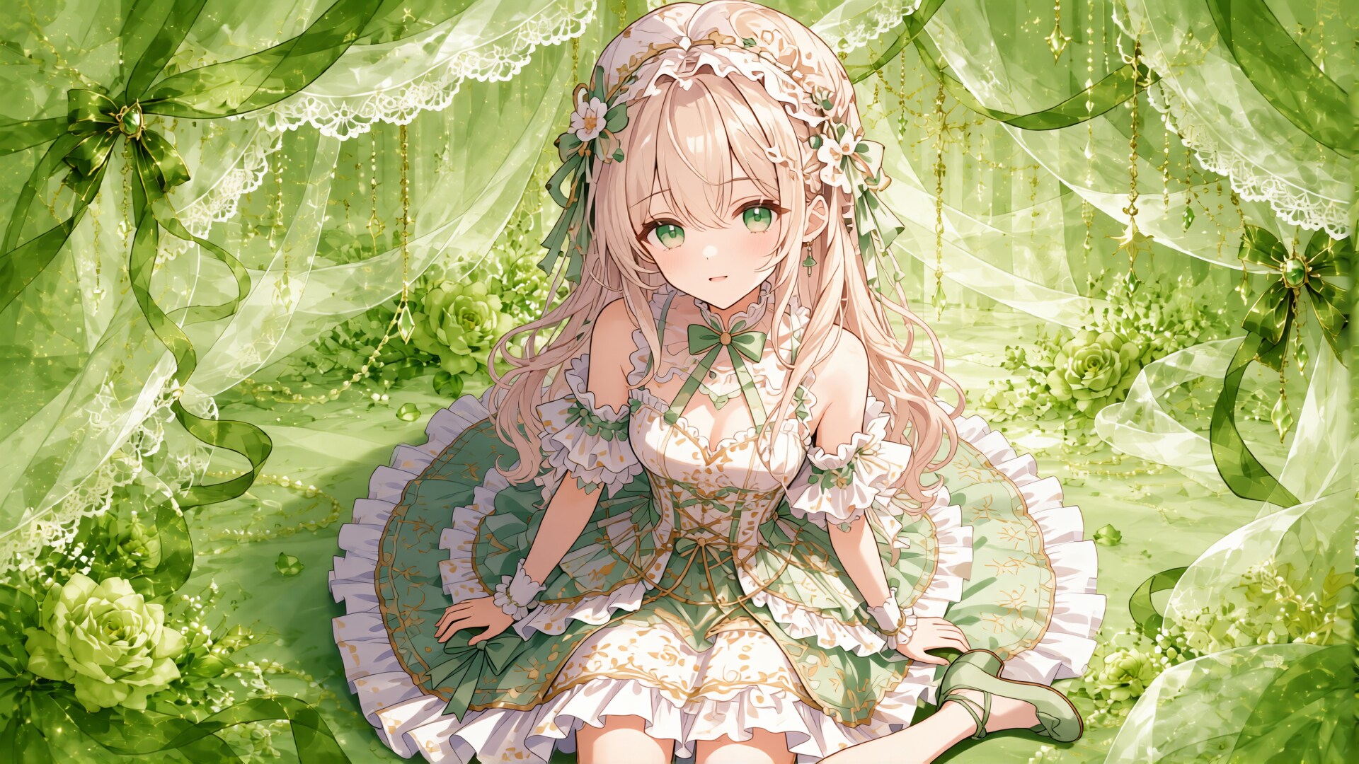 金髪少女とドレス　その13-3