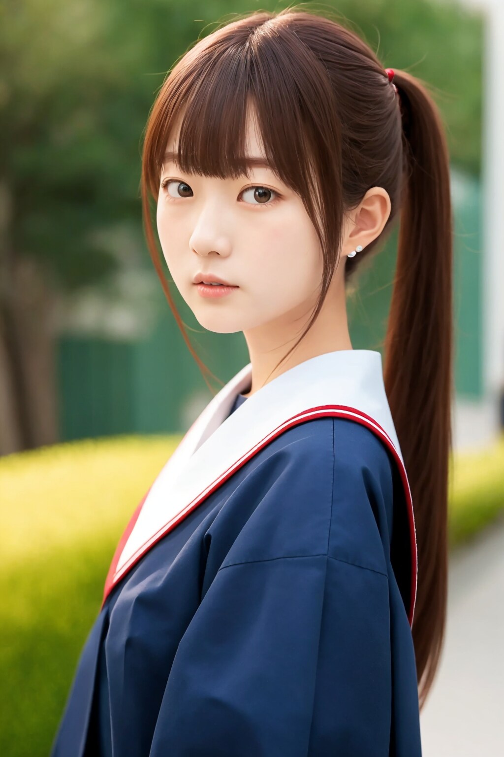 赤い制服は嫌いらしい