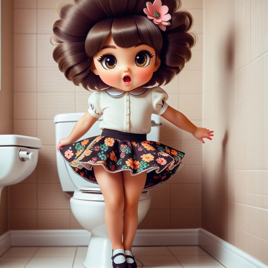 ギリギリ☆レトロちゃん ～花柄革命のトイレダンス～