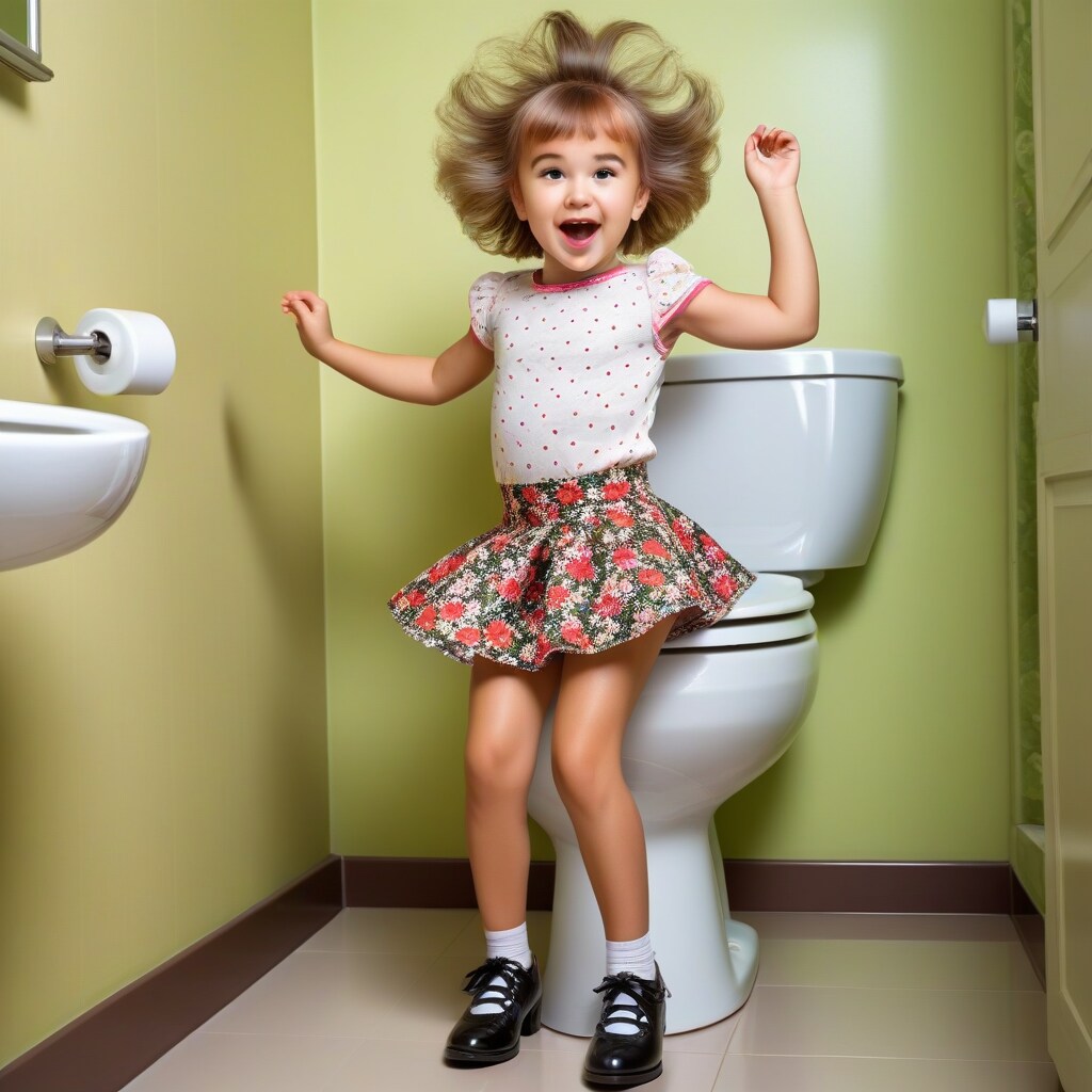 ギリギリ☆レトロちゃん ～花柄革命のトイレダンス～