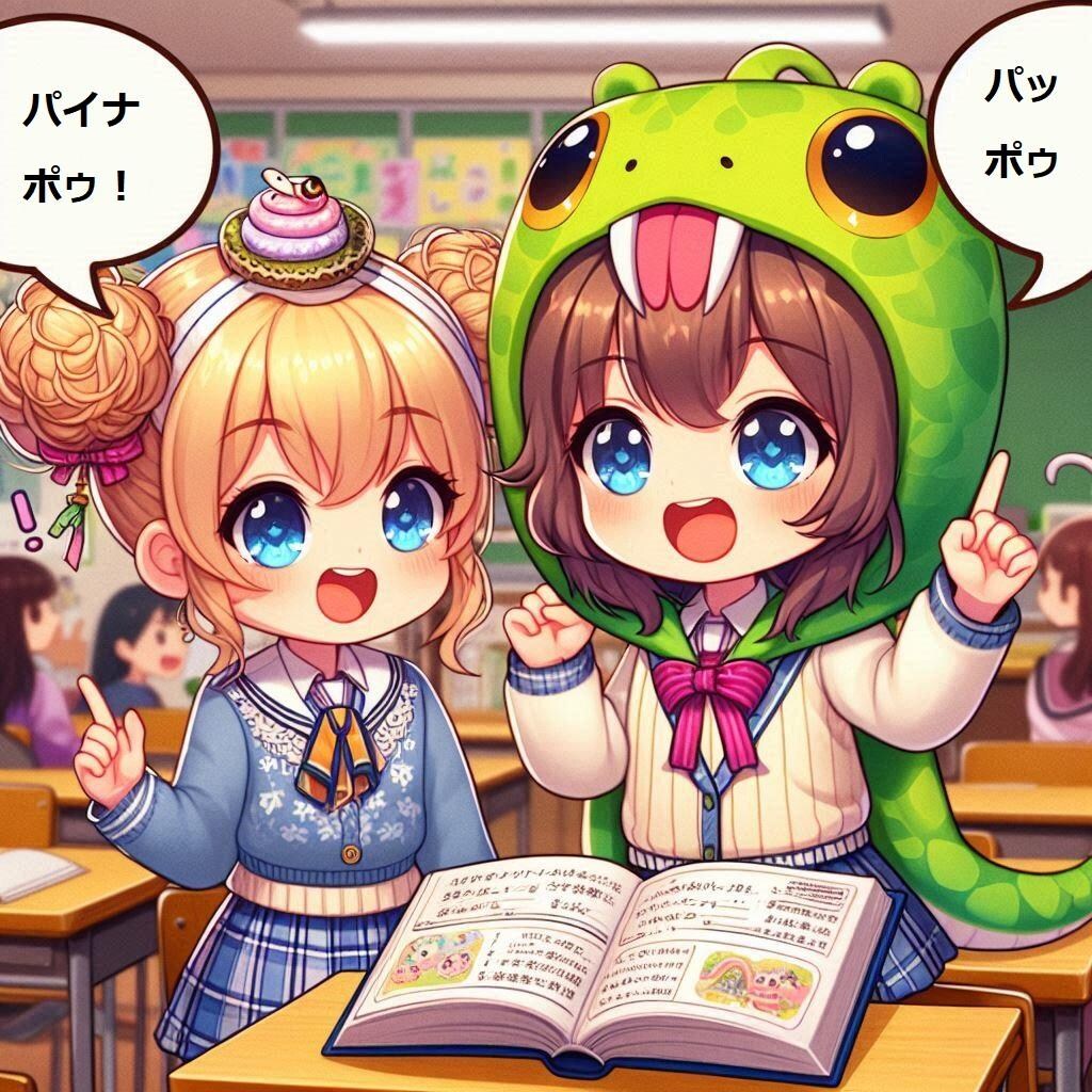 ノコと金団子 英語の授業編